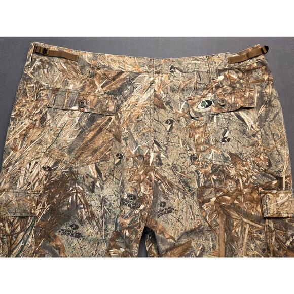 Mossy Oak Duck Blind Camo Pants 2XL (45x31) Cargo Hunting Explorer Adjustable - Picture 7 of 10